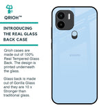 Pastel Sky Blue Glass Case for Redmi A1 Plus