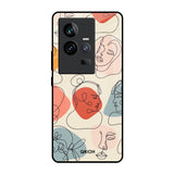 Abstract Faces iQOO 11 Glass Back Cover Online