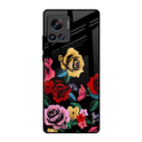 Floral Decorative Motorola Edge 30 Ultra Glass Back Cover Online