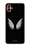 White Angel Wings Samsung Galaxy A04 Back Cover