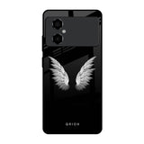 White Angel Wings Poco M4 5G Glass Back Cover Online