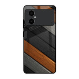 Tri Color Wood Poco M4 5G Glass Back Cover Online