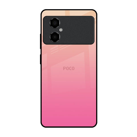 Pastel Pink Gradient Poco M4 5G Glass Back Cover Online