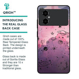 Space Doodles Glass Case for Poco M4 5G