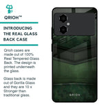 Green Leather Glass Case for Poco M4 5G