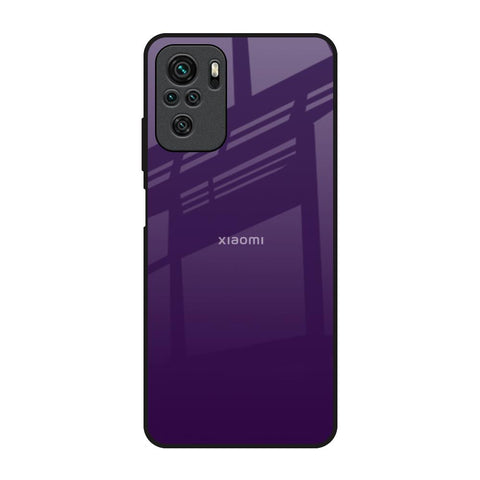 Dark Purple Redmi Note 11 SE Glass Back Cover Online