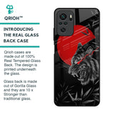 Red Moon Tiger Glass Case for Redmi Note 11 SE
