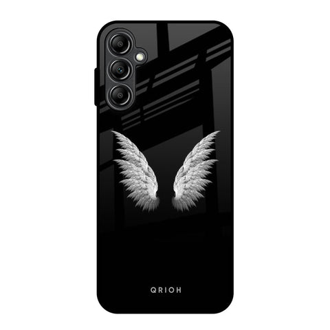 White Angel Wings Samsung Galaxy A14 5G Glass Back Cover Online