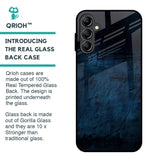 Dark Blue Grunge Glass Case for Samsung Galaxy A14 5G