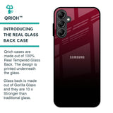 Wine Red Glass Case For Samsung Galaxy A14 5G