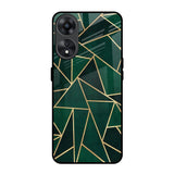 Abstract Green Oppo A78 5G Glass Back Cover Online