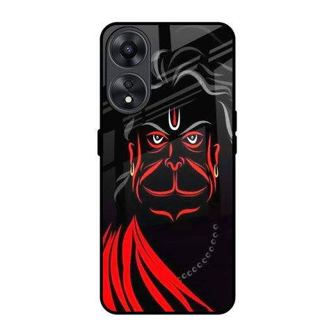 Lord Hanuman Oppo A78 5G Glass Back Cover Online