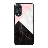 Marble Collage Art Oppo A78 5G Glass Back Cover Online