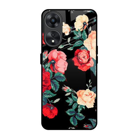 Floral Bunch Oppo A78 5G Glass Back Cover Online