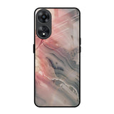 Pink And Grey Marble Oppo A78 5G Glass Back Cover Online