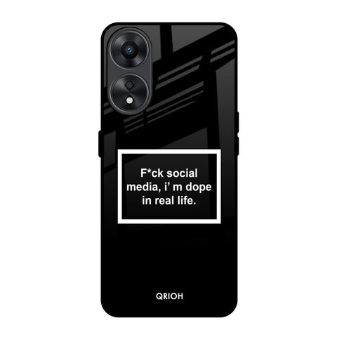 Dope In Life Oppo A78 5G Glass Back Cover Online