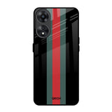 Vertical Stripes Oppo A78 5G Glass Back Cover Online