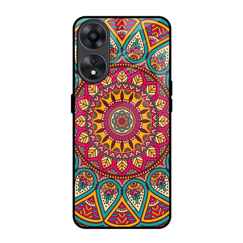 Elegant Mandala Oppo A78 5G Glass Back Cover Online