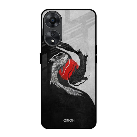 Japanese Art Oppo A78 5G Glass Back Cover Online