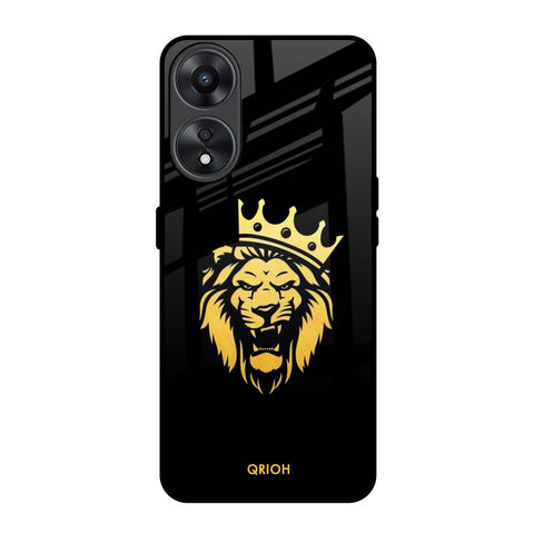 Lion The King Oppo A78 5G Glass Back Cover Online