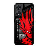 Red Vegeta Oppo A78 5G Glass Back Cover Online