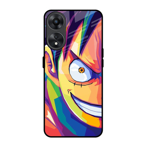 Monkey Wpap Pop Art Oppo A78 5G Glass Back Cover Online