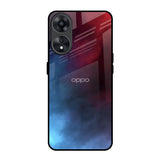 Smokey Watercolor Oppo A78 5G Glass Back Cover Online