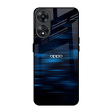 Blue Rough Abstract Oppo A78 5G Glass Back Cover Online