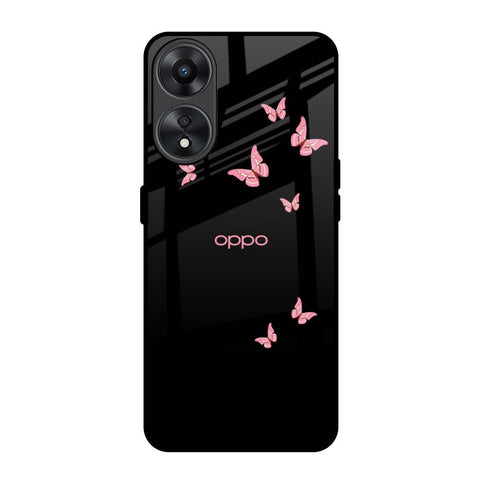 Fly Butterfly Oppo A78 5G Glass Back Cover Online