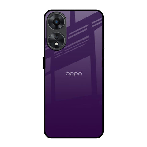 Dark Purple Oppo A78 5G Glass Back Cover Online