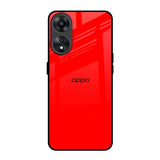 Blood Red Oppo A78 5G Glass Back Cover Online