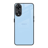 Pastel Sky Blue Oppo A78 5G Glass Back Cover Online