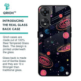 Galaxy In Dream Glass Case For Oppo A78 5G