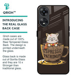 Tea With Kitty Glass Case For Oppo A78 5G