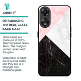 Marble Collage Art Glass Case For Oppo A78 5G