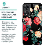 Floral Bunch Glass Case For Oppo A78 5G