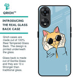 Adorable Cute Kitty Glass Case For Oppo A78 5G