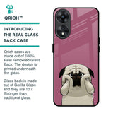 Funny Pug Face Glass Case For Oppo A78 5G