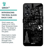 Funny Math Glass Case for Oppo A78 5G