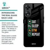 Daily Routine Glass Case for Oppo A78 5G