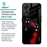 Shadow Character Glass Case for Oppo A78 5G