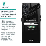 Error Glass Case for Oppo A78 5G