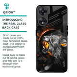 Aggressive Lion Glass Case for Oppo A78 5G