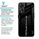 Follow Your Dreams Glass Case for Oppo A78 5G