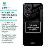 Dope In Life Glass Case for Oppo A78 5G