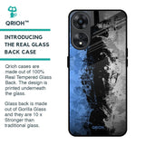 Dark Grunge Glass Case for Oppo A78 5G