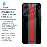 Vertical Stripes Glass Case for Oppo A78 5G