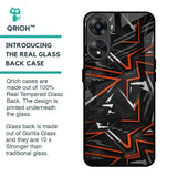 Vector Art Glass Case for Oppo A78 5G