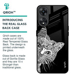 Kitten Mandala Glass Case for Oppo A78 5G