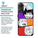 Anime Sketch Glass Case for Oppo A78 5G